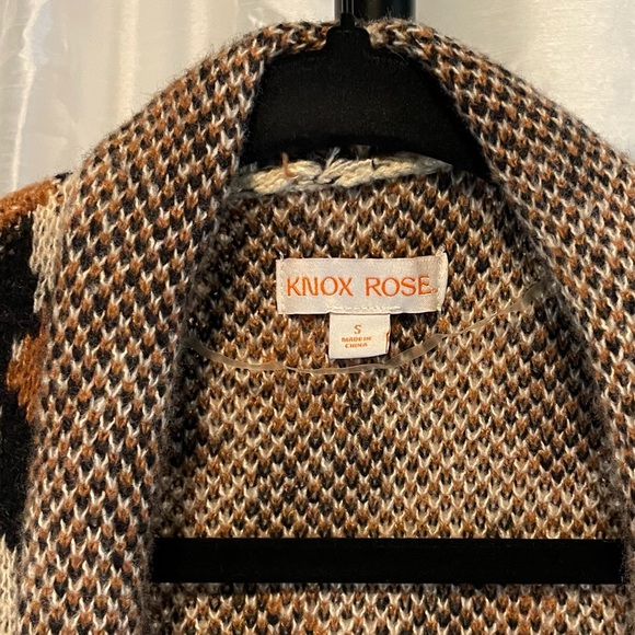 Knox Rose size Small leopard 🐆 print long cardigan with pockets - Picture 3 of 10